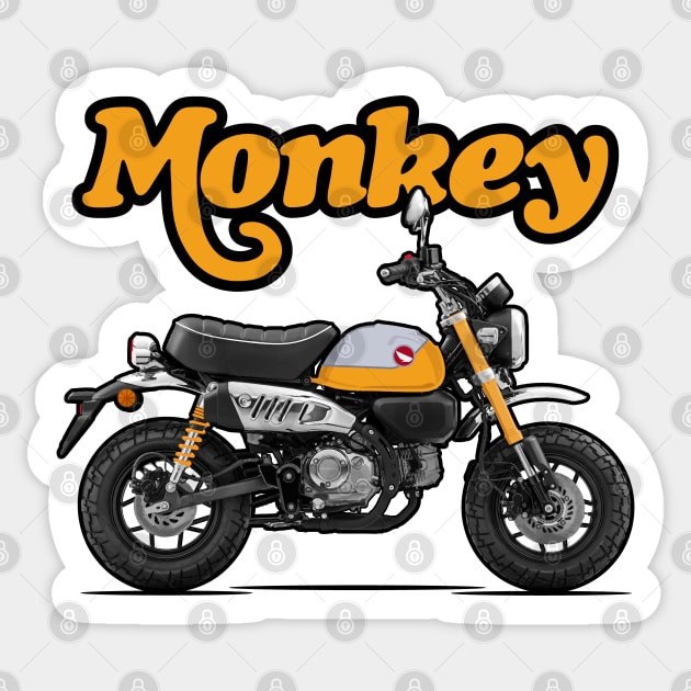 Monkey 125 Sticker by Tomislav Lozić